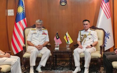 OFFICIAL INTRODUCTORY VISIT BY THE COMMANDER OF THE ROYAL BRUNEI NAVY TO MALAYSIA STRENGTHENS RBN–RMN TIES