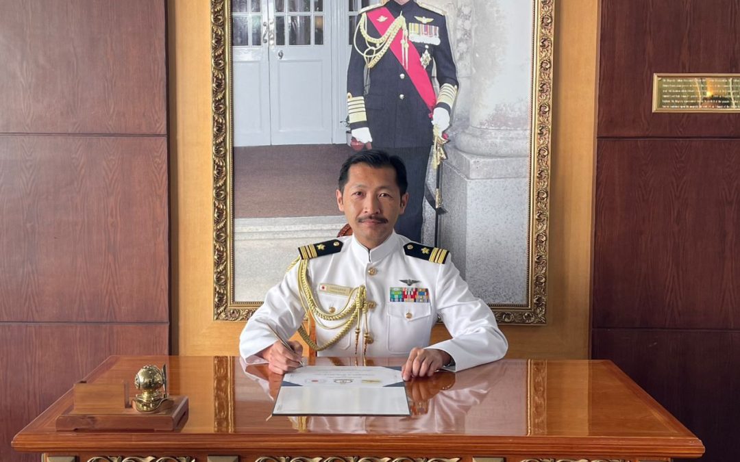 COURTESY CALL BY JAPAN DEFENCE OFFICIALS TO COMMANDER OF THE ROYAL BRUNEI NAVY