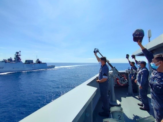 PASSAGE EXERCISE BETWEEN ROYAL BRUNEI NAVY AND INDIAN NAVY