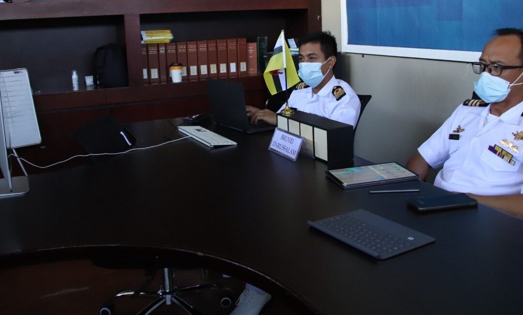 ROYAL BRUNEI NAVY PARTICIPATE FIRST COORDINATION MEETING (FCM) 17th WESTERN PACIFIC NAVAL SYMPOSIUM (WPNS) WORKSHOP 2021 VIA VIDEO TELECONFERENCE