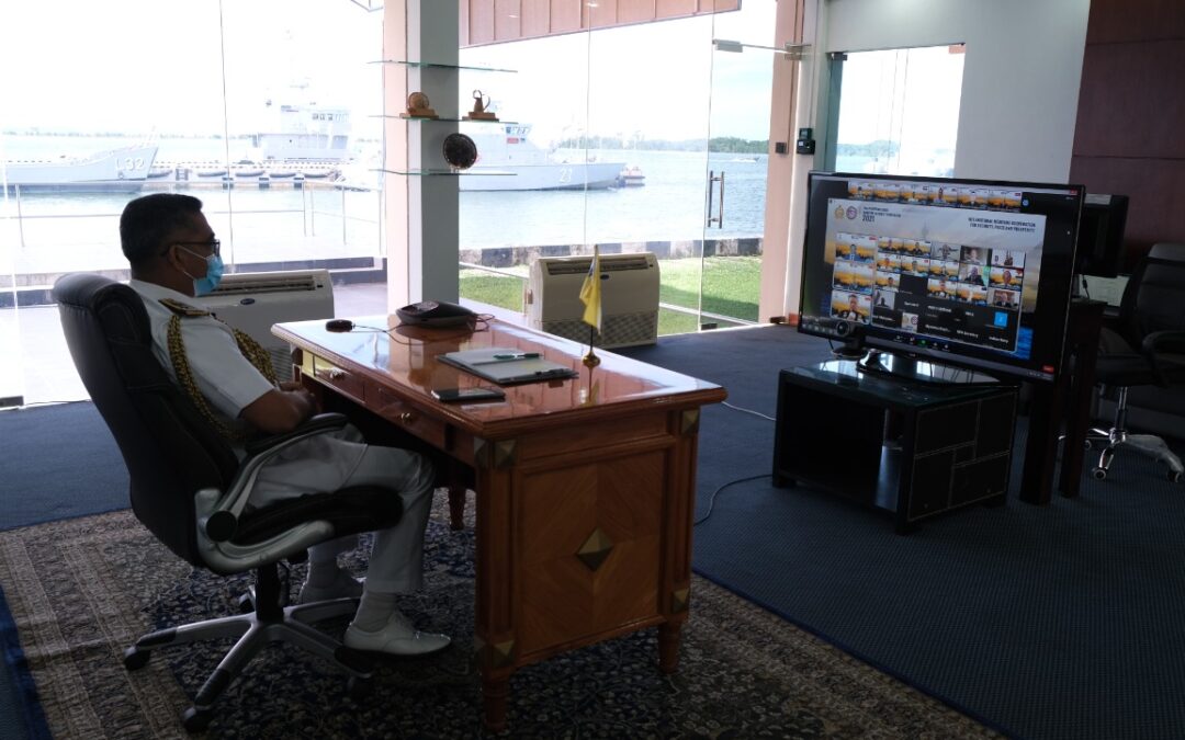 COMMANDER ROYAL BRUNEI NAVY ATTENDS THE 4th INTERNATIONAL MARITIME SECURITY SYMPOSIUM 2021 VIRTUALLY