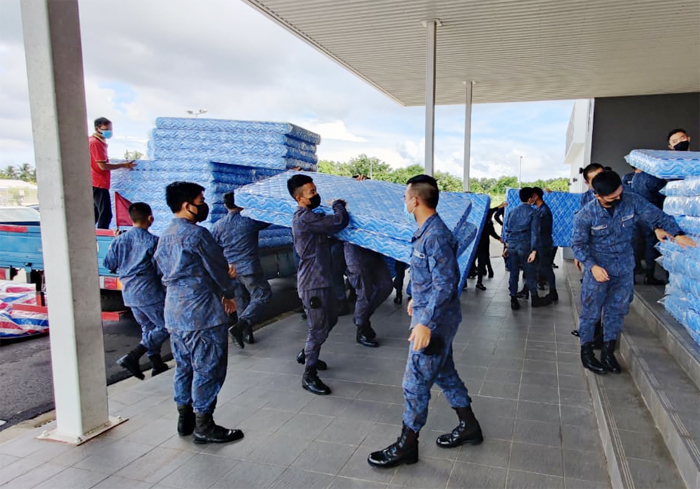 RIGOROUS PREPARATIONS FOR THE COVID-19 HOLDING AREA BELAIT SIXTH FORM CENTRE (CHABEL6)
