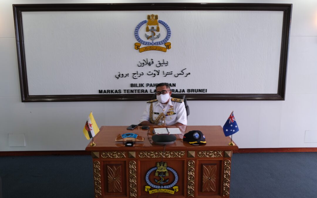 VIRTUAL COURTESY CALL TO COMMANDER ROYAL BRUNEI NAVY BY DEPUTY CHIEF OF THE ROYAL AUSTRALIAN NAVY
