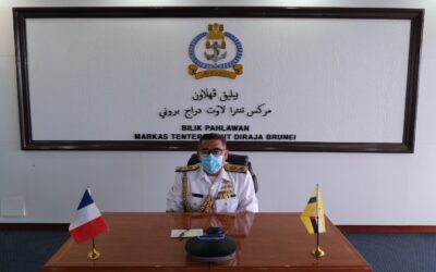 FAREWELL COURTESY CALL WITH HIS EXCELLENCY CHRISTIAN RAMAGE, FRENCH AMBASSADOR IN BRUNEI DARUSSALAM