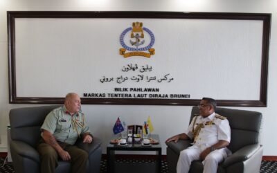 DEFENCE ADVISER OF NEW ZEALAND ACCREDITED TO BRUNEI DARUSSALAM CONDUCTS COURTESY CALL TO COMMANDER RBN