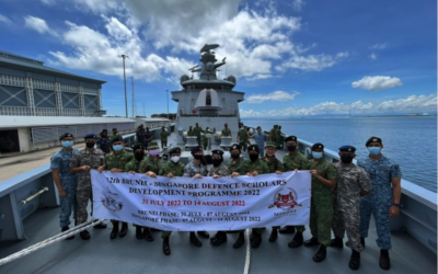 12TH BRUNEI-SINGAPORE DEFENCE SCHOLARS DEVELOPMENT PROGRAMME 2022 VISITS RBN