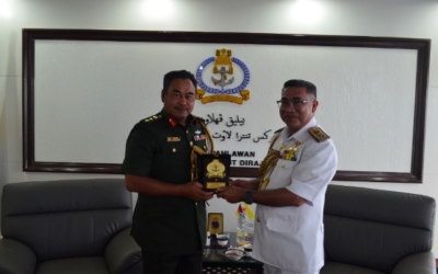 FAREWELL VISIT FROM DEFENCE ADVICER OF MALAYSIAN HIGH COMMISION