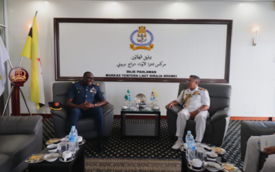 COMMANDER RBN RECEIVES INTRODUCTORY CALL FROM DEFENCE ADVISER OF NIGERIA TO MALAYSIA ACCREDITED TO BRUNEI DARUSSALAM