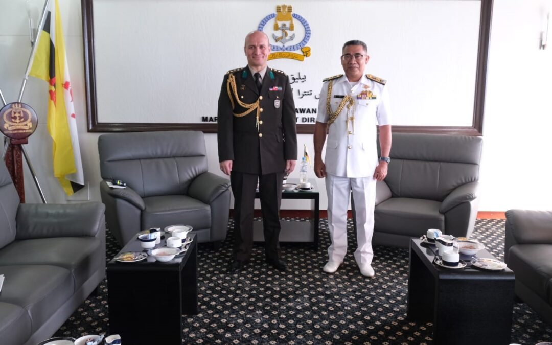 RBN COMMANDER RECEIVES A COURTESY CALL FROM THE NON-RESIDENT DEFENCE ATTACHÉ OF THE REPUBLIC OF TÜRKIYE TO BRUNEI DARUSSALAM
