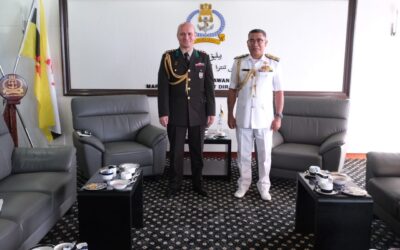 RBN COMMANDER RECEIVES A COURTESY CALL FROM THE NON-RESIDENT DEFENCE ATTACHÉ OF THE REPUBLIC OF TÜRKIYE TO BRUNEI DARUSSALAM