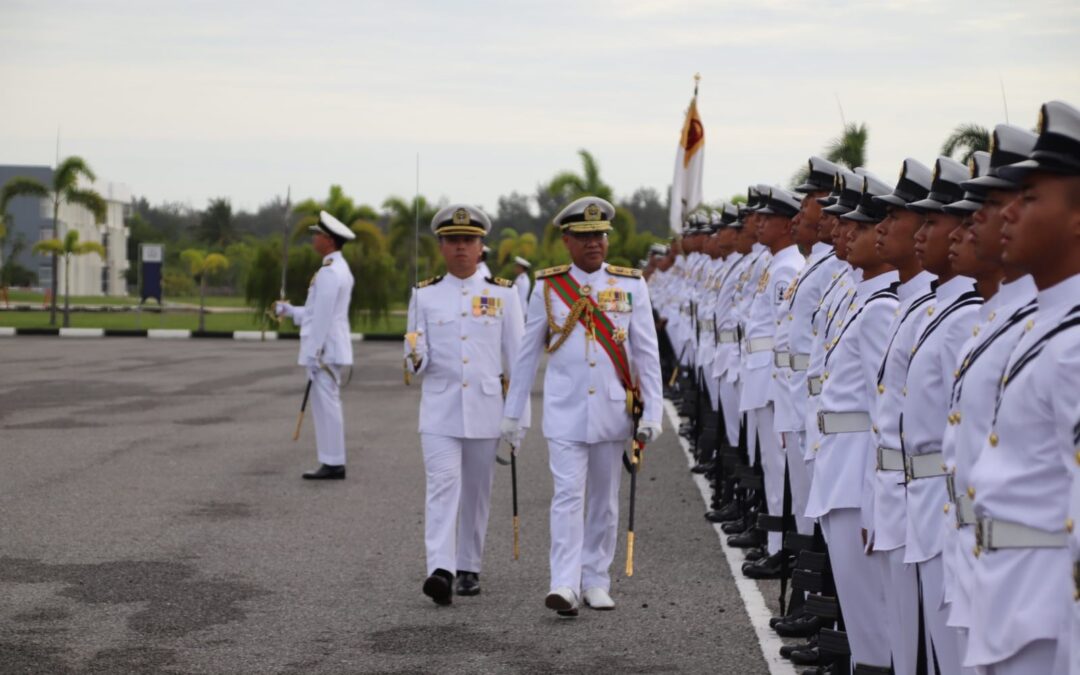 FAREWELL PARADE CEREMONY FOR THE COMMANDER OF ROYAL BRUNEI NAVY