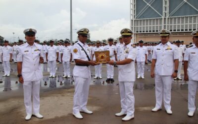 PARADE HELD FOR THE APPOINTMENT OF NEW FLEET REGIMENTAL SERGEANT MAJOR