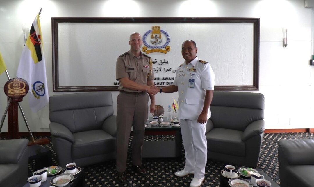 ACTING COMMANDER RBN RECEIVES COURTESY CALL BY DEFENCE ATTACHÉ OF THE UNITED STATES OF AMERICA TO BRUNEI DARUSSALAM