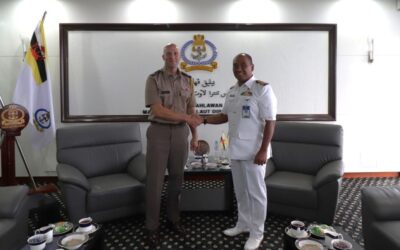 ACTING COMMANDER RBN RECEIVES COURTESY CALL BY DEFENCE ATTACHÉ OF THE UNITED STATES OF AMERICA TO BRUNEI DARUSSALAM