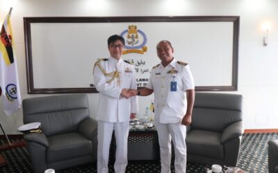 ACTING COMMANDER RBN RECEIVES COURTESY CALL FROM DEFENCE ATTACHÉ OF JAPAN