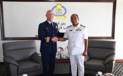 ACTING COMMANDER RBN RECEIVES COURTESY CALL BY UNITED STATES COAST GUARD ATTACHÉ