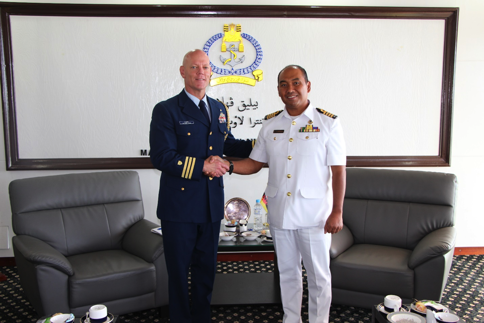 ACTING COMMANDER RBN RECEIVES COURTESY CALL BY UNITED STATES COAST GUARD ATTACHÉ