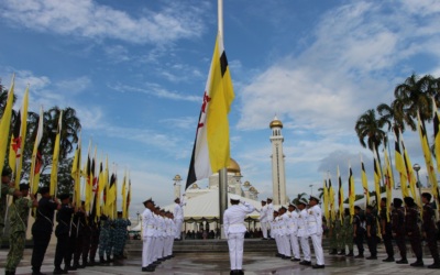 GIANT NATIONAL FLAG HOISTING CEREMONY TO MARK BRUNEI DARUSSALAM’S 39TH NATIONAL DAY