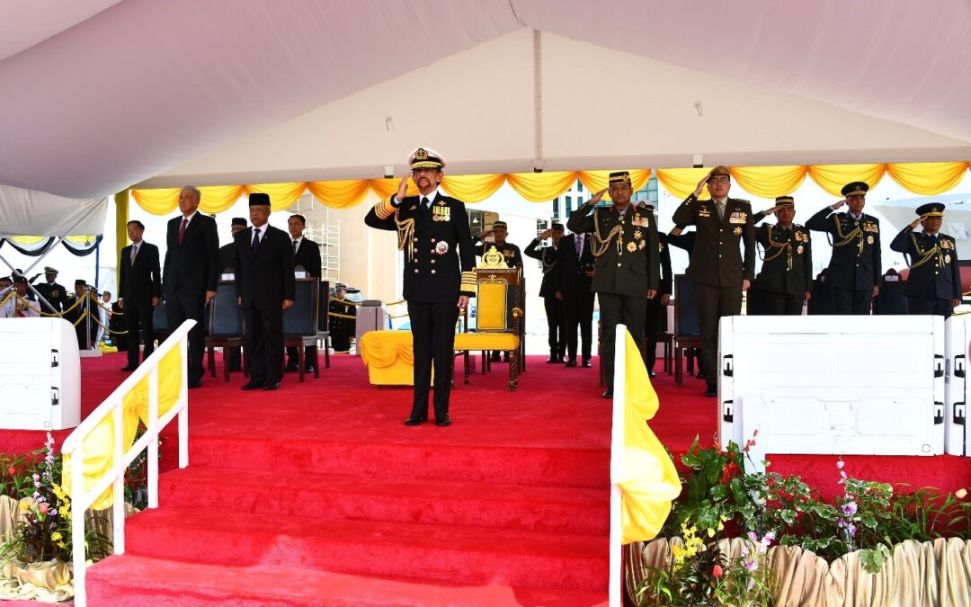 HIS MAJESTY THE SULTAN AND YANG DI-PERTUAN OF BRUNEI DARUSSALAM GRACED THE COMMISSIONING CEREMONY OF PATROL VESSEL KDB AS-SIDDIQ