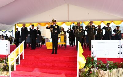 HIS MAJESTY THE SULTAN AND YANG DI-PERTUAN OF BRUNEI DARUSSALAM GRACED THE COMMISSIONING CEREMONY OF PATROL VESSEL KDB AS-SIDDIQ
