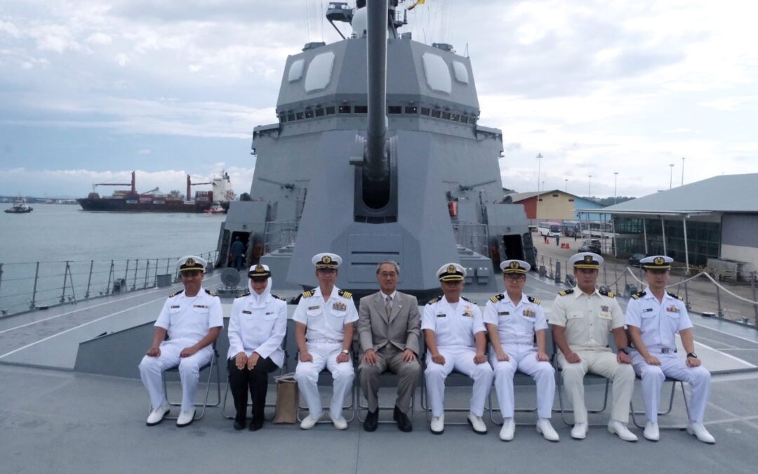 JS SUZUTSUKI OF THE JAPAN MARITIME SELF DEFENCE FORCE CONDUCTS GOODWILL VISIT TO BRUNEI DARUSSALAM