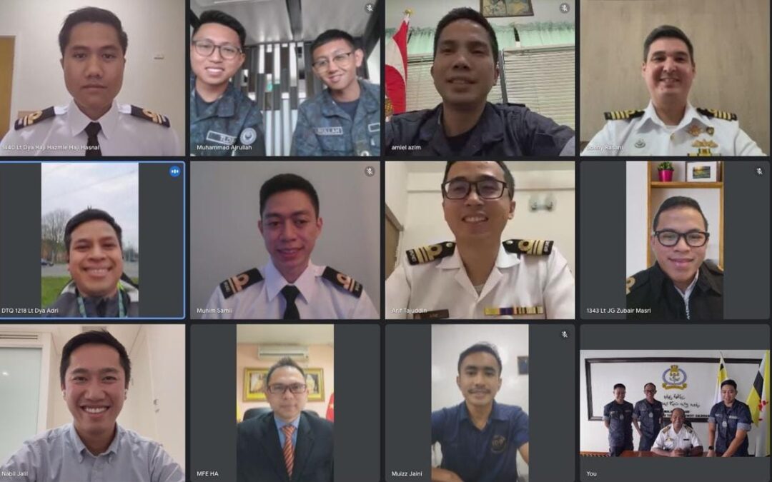 THE ACTING COMMANDER OF THE ROYAL BRUNEI NAVY EXTENDED HARI RAYA AIDILFITRI TO OVERSEAS RBN OFFICERS