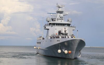 KDB DARULEHSAN SETS SAIL TO REPUBLIC OF SINGAPORE TO PARTICIPATE IN INTERNATIONAL MARITIME DEFENCE EXHIBITION (IMDEX) AND ASEAN-INDIA MARITIME EXERCISE (AIME) 2023