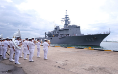 JS URAGA AND JS AWAJI OF THE JAPAN MARITIME SELF DEFENCE FORCE ARRIVES IN BRUNEI DARUSSALAM FOR GOODWILL VISIT