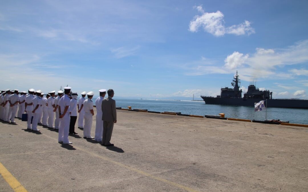 JS URAGA AND JS AWAJI OF THE JAPAN MARITIME SELF DEFENCE FORCE DEPARTS BRUNEI DARUSSALAM AFTER GOODWILL VISIT