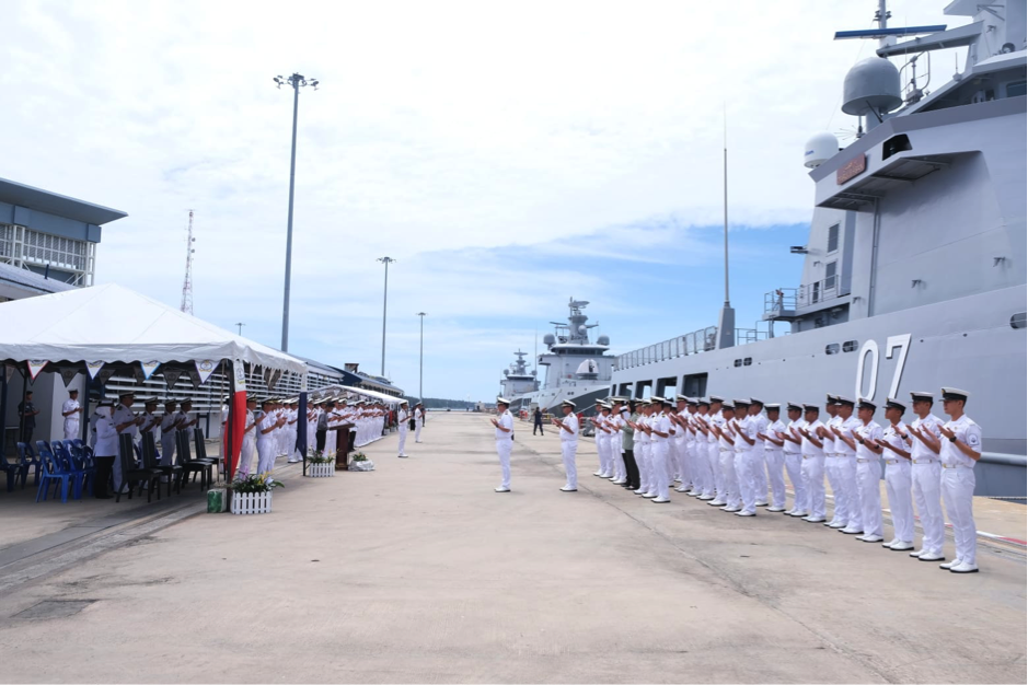 KDB DARULEHSAN RETURNS TO MUARA NAVAL BASE, BRUNEI AFTER IMDEX AND AIME 2023