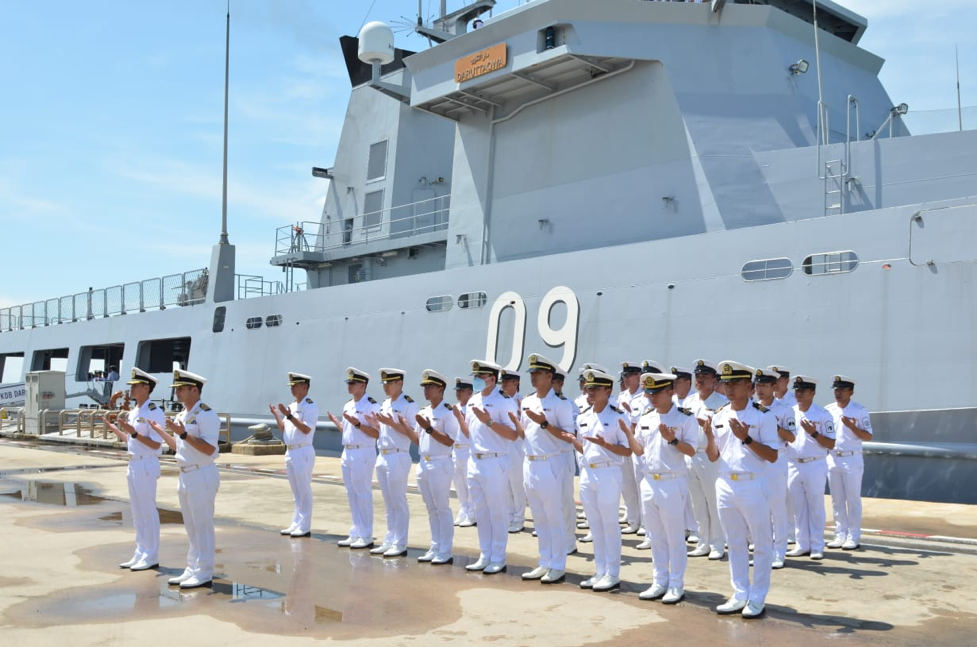 KDB DARUTTAQWA AND KDB AFIAT RETURNS TO MUARA NAVAL BASE, BRUNEI AFTER ASEAN FLEET REVIEW AND ASEAN MULTILATERAL NAVAL EXERCISE 2/2023