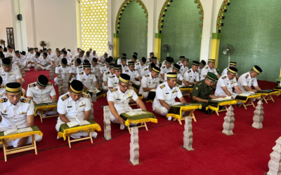 SURAH YASSIN AND TAHLIL RECITATION AT THE ROYAL MAUSOLEUM IN CONJUNCTION WITH ROYAL BRUNEI ARMED FORCES’ 62ND ANNIVERSARY