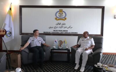 ACTING COMMANDER RBN RECEIVES COURTESY CALL FROM DEFENCE ATTACHÉ OF THE REPUBLIC OF KOREA ACCREDITED TO BRUNEI DARUSSALAM