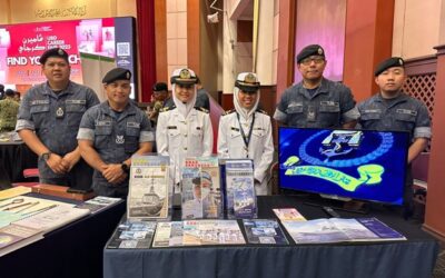 ROYAL BRUNEI NAVY PARTICIPATES IN THE UNIVERSITI BRUNEI DARUSSALAM CAREER FAIR 2023