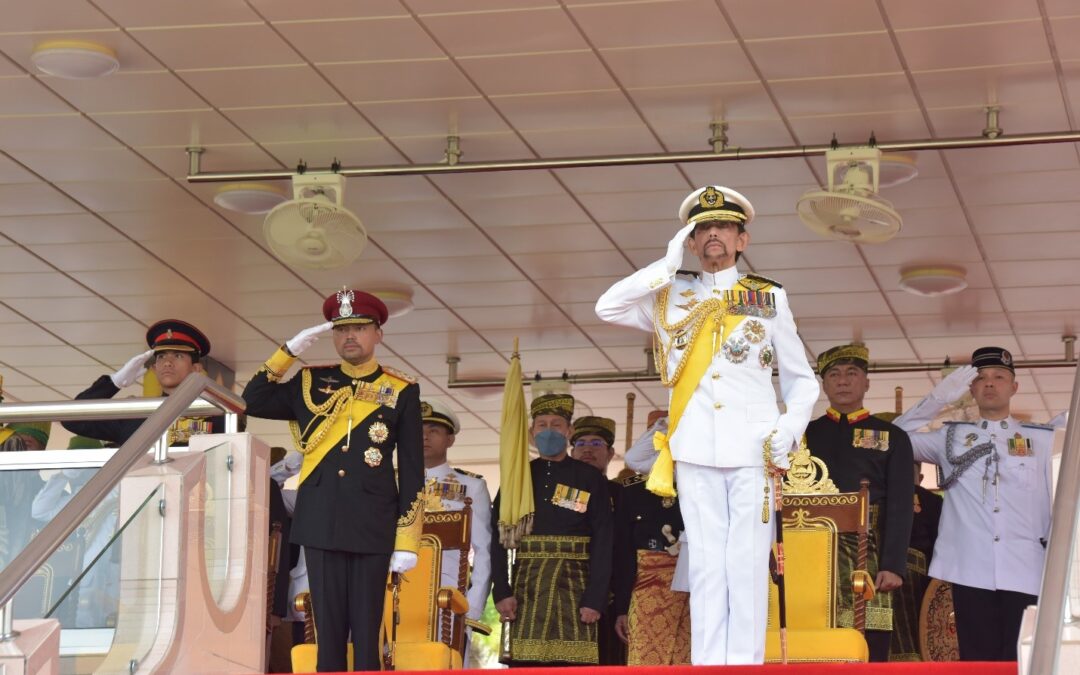 ROYAL BRUNEI NAVY JOINS THE GRAND PARADE FOR HIS MAJESTY’S 77TH BIRTHDAY CELEBRATION