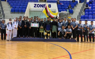 ROYAL BRUNEI NAVY OFFICER EMERGE AS CHAMPION OF THE PENCAK SILAT COMPETITION IN CONJUNCTION WITH THE 77TH BIRTHDAY CELEBRATION OF HIS MAJESTY THE SULTAN AND YANG DI-PERTUAN OF BRUNEI DARUSSALAM