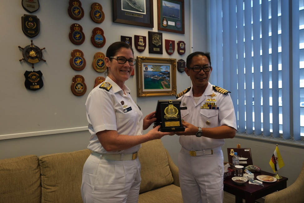 REAR ADMIRAL RACHEL DURBIN, HEAD NAVAL ENGINEERING, ROYAL AUSTRALIAN NAVY VISITS ROYAL BRUNEI NAVY IN CONJUNCTION WITH THE INDO-PACIFIC ENDEAVOUR 2023