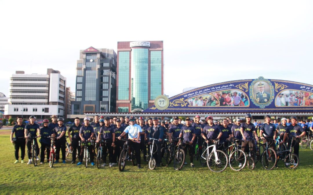 ROYAL BRUNEI NAVY JOINS THE CYCLING EVENT “RIADAH BERBASIKAL KEPUTERAAN 2023”