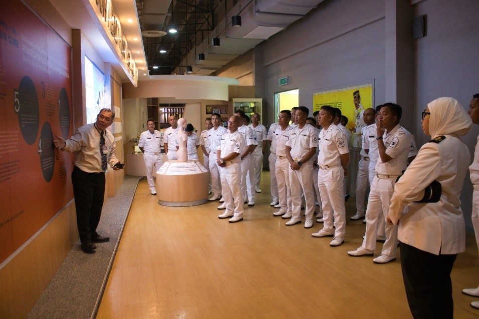 PARTICIPANTS OF THE PETTY OFFICERS’ LEADERSHIP COURSE VISITS THE HEALTH PROMOTION CENTRE