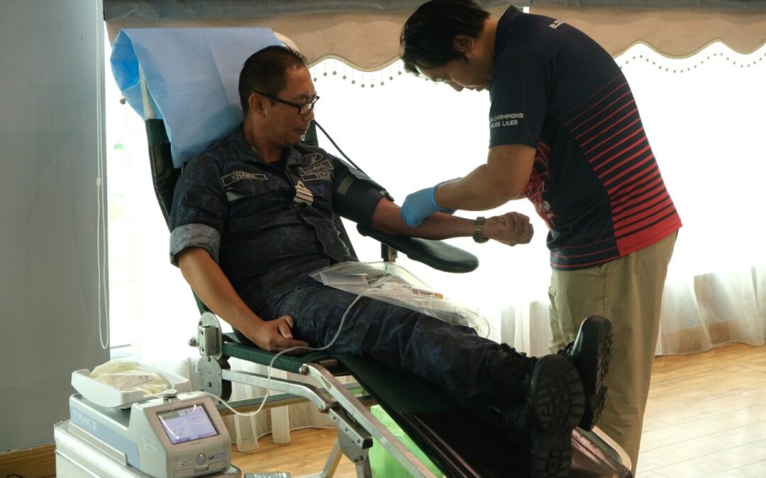 BLOOD DONATION CAMPAIGN COMMEMORATING THE ROYAL BRUNEI NAVY’S 58TH ANNIVERSARY.
