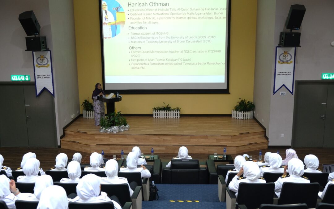 MOTIVATIONAL TALK FOR RBN SERVICEWOMEN IN COMMEMORATION OF ROYAL BRUNEI NAVY’S 58TH ANNIVERSARY.