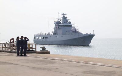 KDB DARULEHSAN SAFELY RETURNS TO MUARA NAVAL BASE AFTER PARTICIPATING IN ASEX-01N 2023