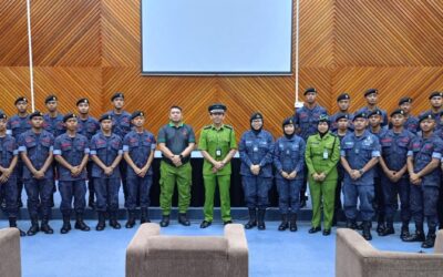 ROYAL BRUNEI NAVY INDUCTION COURSE VISITS MARABURONG PRISON TRAINING CENTRE