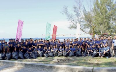 MERAGANG BEACH CLEANUP CAMPAIGN IN COMMEMORATION OF ROYAL BRUNEI NAVY’S 58TH ANNIVERSARY