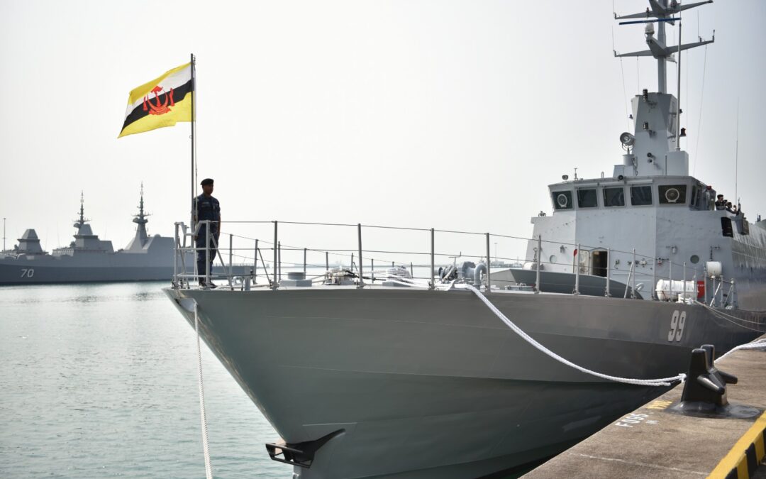 SECOND PATROL VESSEL HANDING OVER, TAKING OVER CEREMONY BETWEEN REPUBLIC OF SINGAPORE NAVY AND ROYAL BRUNEI NAVY