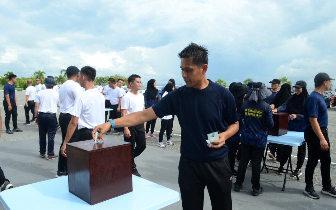 CLEANING CAMPAIGN HELD IN CONJUNCTION WITH THE ROYAL BRUNEI NAVY’S 58TH ANNIVERSARY AND HUMANITARIAN FUND COLLECTION FOR GAZA RELIEF EFFORTS