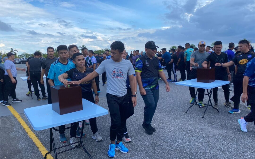 ROYAL BRUNEI NAVY HELD A CHARITY WALKATHON TO RAISE FUNDS FOR GAZA RELIEF EFFORTS