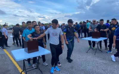 ROYAL BRUNEI NAVY HELD A CHARITY WALKATHON TO RAISE FUNDS FOR GAZA RELIEF EFFORTS