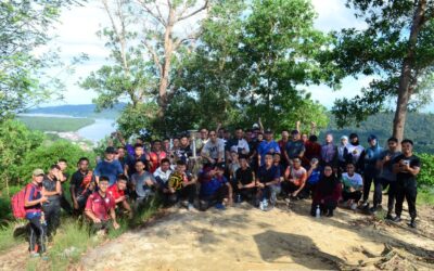 RECREATIONAL HIKING AT BUKIT SIPATIR BY ROYAL BRUNEI NAVY HEADQUARTERS OFFICERS AND PERSONNEL