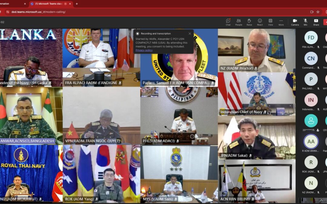 ACTING RBN COMMANDER ATTENDS THE 9TH MULTILATERAL MARITIME VIRTUAL KEY LEADERS ENGAGEMENT (KLE) HOSTED BY THE UNITED STATES PACIFIC FLEET
